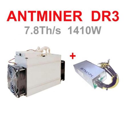 Bitmain Antminer DR3 7.8th Blake256r14 Asic voor DCR-Muntstukmijnbouw
